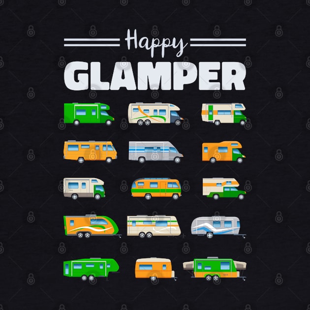 Happy Little Camper Glamping RV Campers Gonna Camp by cranko